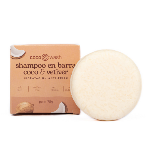 Shampoo en barra de Coco & Vetiver Anti-Frizz