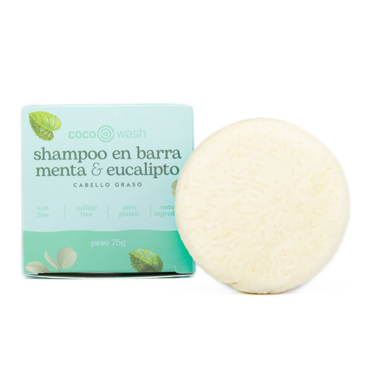 Shampoo en barra de Menta & Eucalipto Anti grasa