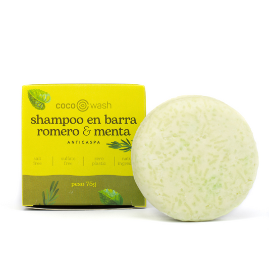 Shampoo en barra de Romero & Menta Anti Caspa